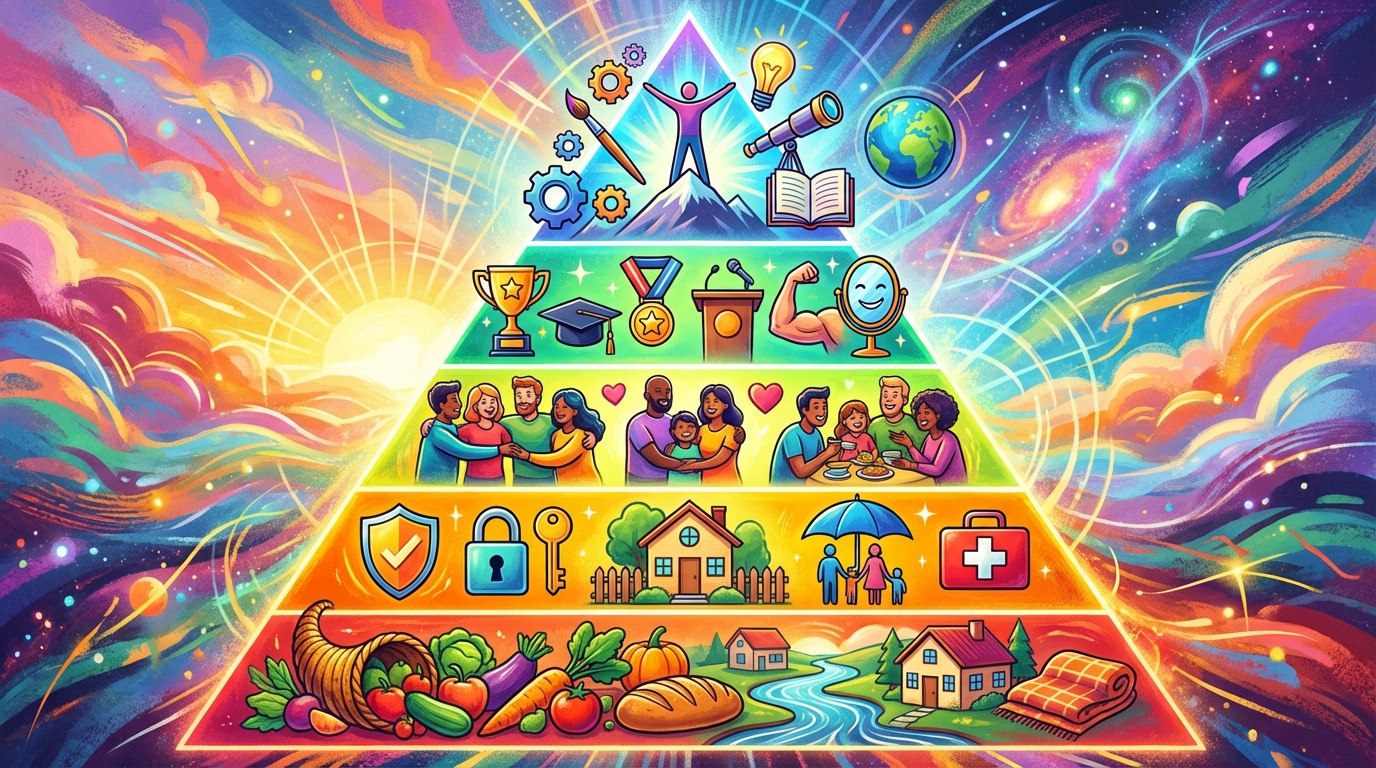 forstå maslows behovspyramide og dens betydning for motivation – en guide til, hvordan menneskelige behov påvirker vores drivkraft og adfærd.