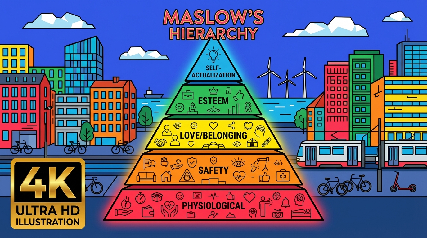 lær om maslows behovspyramide og dens betydning for motivation. få indsigt i, hvordan menneskelige behov påvirker adfærd og drivkraft.