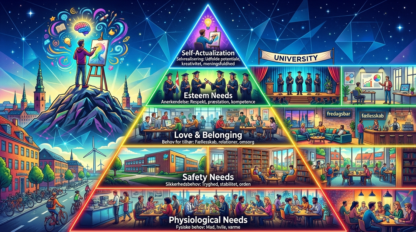 lær om maslows behovspyramide og dens rolle i at forstå motivation og menneskelige behov.