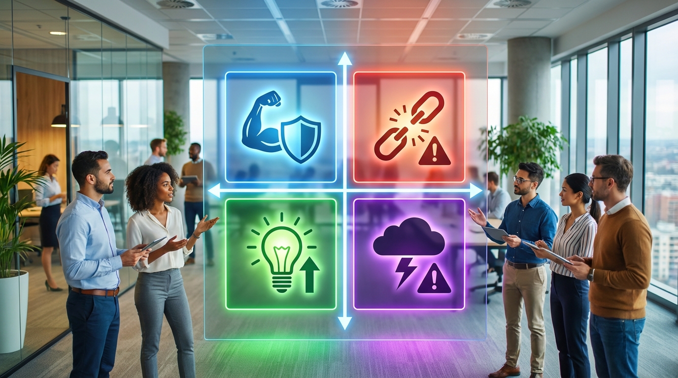 lær hvordan en swot-analyse kan hjælpe dig med at identificere styrker, svagheder, muligheder og trusler for at styrke din virksomhed og fremme vækst.