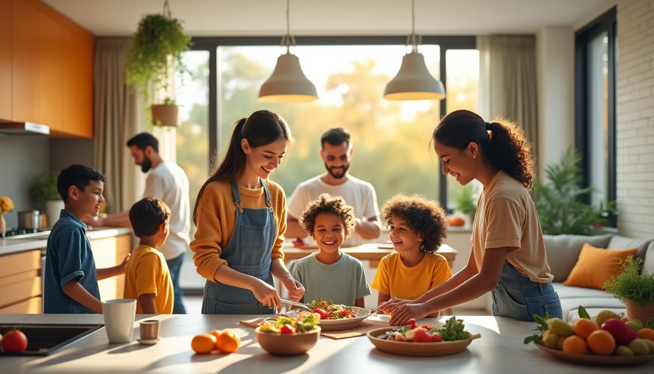 lær hvordan du kan leve harmonisk og godt med 7 personer under samme tag ved at følge praktiske tips og strategier til fælles trivsel og samarbejde.