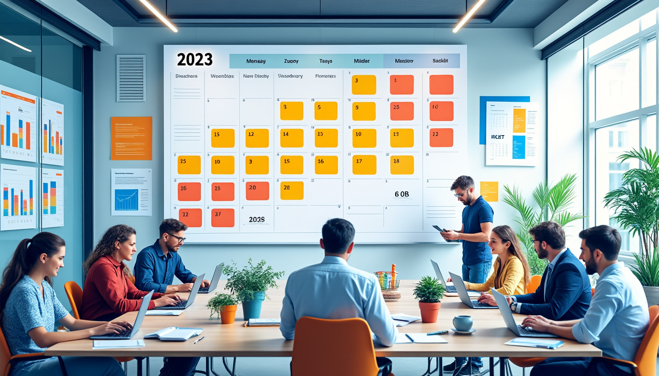 få overblik over antal arbejdsdage i 2023 og se, hvordan de kan påvirke din arbejdsplan og produktivitet gennem året.